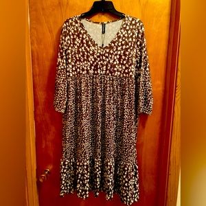 Regular Fit Floral Dress